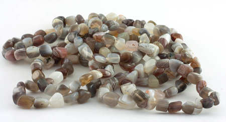 Botswana agate nugget bracelet