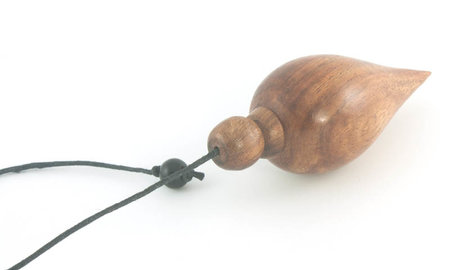 Houten pendel, druppel