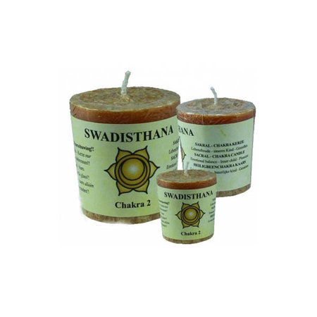 Votive kaarsje 2e chakra