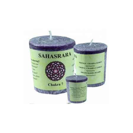 Votive kaarsje 7e chakra