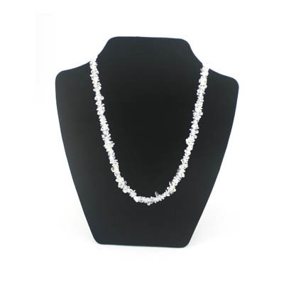 Bergkristal splitketting 45 cm