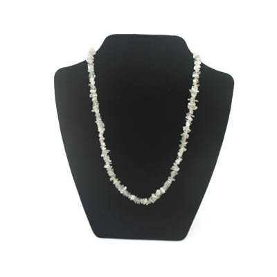 Grijze maansteen splitketting 45 cm
