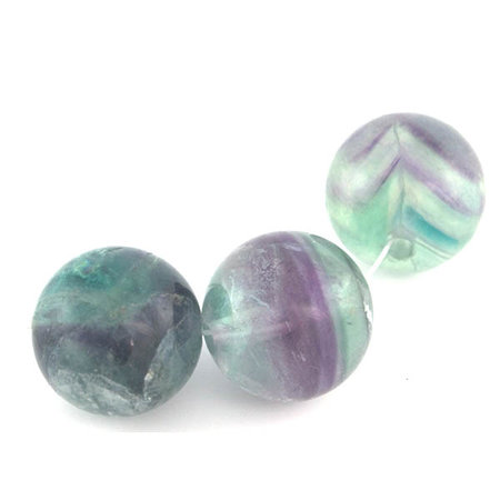 Fluorite bead, 2 cm