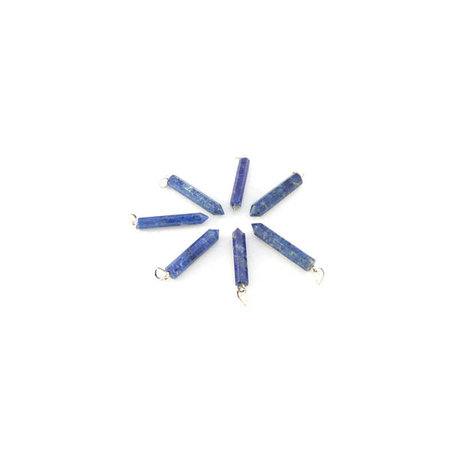 Lapis lazuli pencil pendant