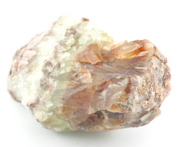 Bruin-groen-honing calciet 250-275 gram