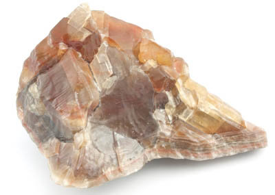 Bruin-groen-honing calciet 250-275 gram