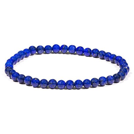 Lapis lazuli armband, 4 mm kralen