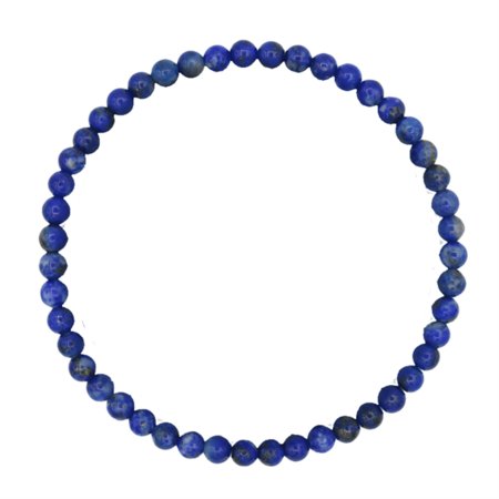 Lapis lazuli armband, 4 mm kralen