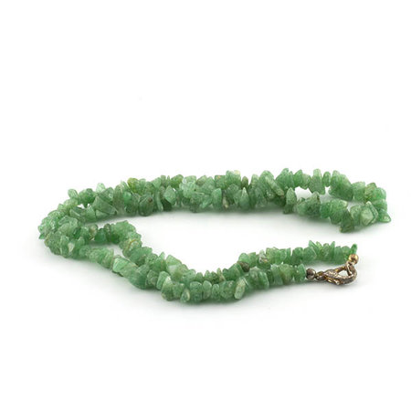 Groene aventurijn splitketting 45 cm