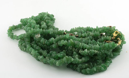 Groene aventurijn splitketting 45 cm