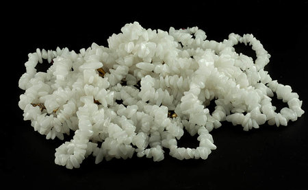 Witte aventurijn splitketting 45 cm