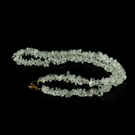 Bergkristal splitketting 45 cm