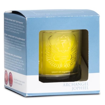Jophiel / Chakra 3 Stearine Votive Candle in Gift Box