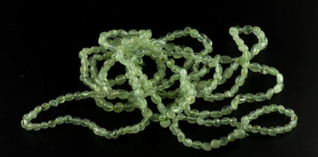 Prehnite Bracelet, 6-8 mm Nuggets