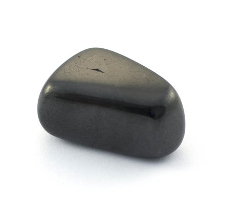 Shungit / shungite trommelsteen, ca 65 gram