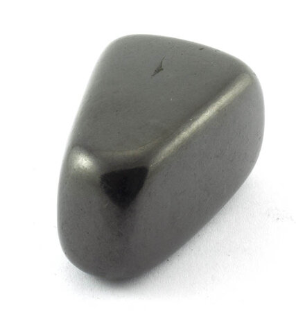 Shungit / shungite trommelsteen, ca 65 gram
