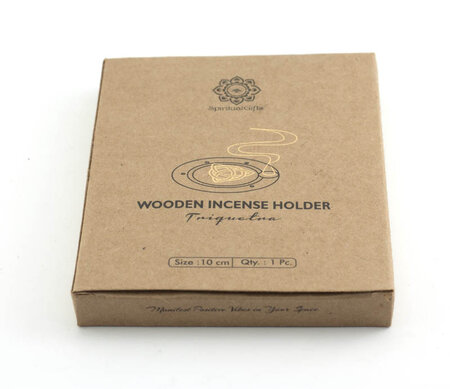 Houten Wierookhouder Triquetra 10 cm