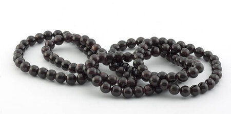 Granaat armband, 8mm kralen
