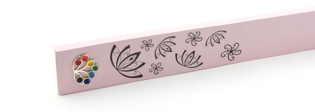 Pink Incense Burner with Lotus