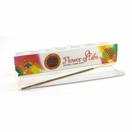 Green Tree Flower of Life Natural Masala Wierook 15 gram