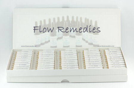 Testset Flow Remedies in opbergdoos, enkelvoudig + combinaties, 5 dozen