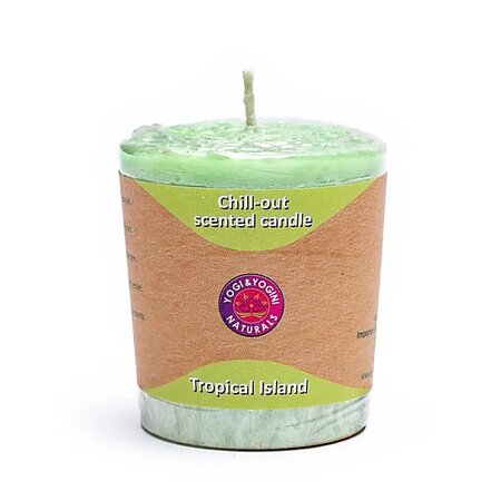 Chill-out votief geurkaars Tropical Island, stearine