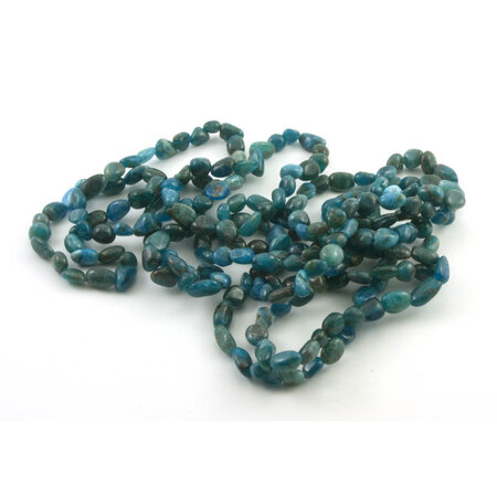 Apatiet armband, 6-8 mm nuggets