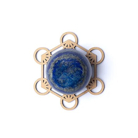 Edelsteenbol houder Metatron's kubus