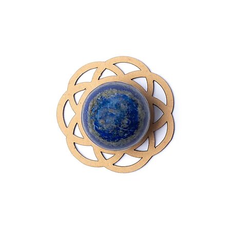 Edelsteenbol houder seed of life