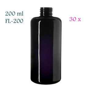 200 ml fles Orion, Miron violet glas FL-200, GCMI24