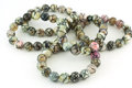 Agate bracelet, facetted beads 12 mm