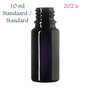 202 x 10 ml standaard DIN18 fles - Miron violet glas FL-10-63