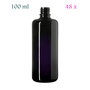 48 x 100 ml DIN18 fles Orion, Miron violet glas **nieuwe voorraad ca 25 maart)
