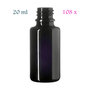 108 x 20 ml DIN18 fles, Miron violet glas FL-20 safe-pack