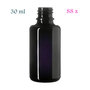 88 x 30 ml DIN18 fles Orion, Miron violet glas - safe-pack