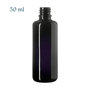 50 ml DIN18 fles, Miron violet glas FL-50 