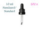 202 x Orion 10 ml 63 (standaard hoogte) pipetdop , dosering 0,7 ml