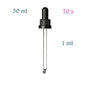 70 x 1,0 ml Orion 50 ml pipetdop, dosering 1.0 ml, Miron