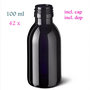 42 x 100 ml waterfles, Miron violet glas FL-WA-100