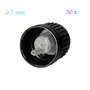 50 x Miron series 2 DIN18 dropper cap - 0.7 mm