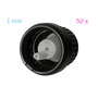 50 x Miron series 3 DIN18 dropper cap - 1 mm