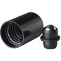 Miron DIN 18 screw cap with roll-on fitment, black fitment /w metal ball