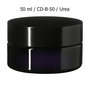 50 ml Sirus Cosmetic Jar, Miron Violet Glass