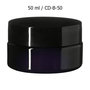 50 ml Sirus Cosmetic Jar, Miron Violet Glass