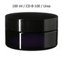 100 ml Sirius Cosmetic Jar, Miron Violet Glass