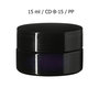 15 ml Sirius Cosmetic Jar, Miron Violet Glass