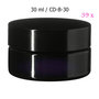 39 x 30 ml Sirius Cosmetic Jar , Miron Violet Glass