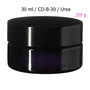 39 x 30 ml brede cosmeticapot Sirius, Miron violet glas CD-B-30