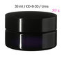 39 x 30 ml Sirius Cosmetic Jar , Miron Violet Glass