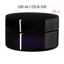 18 x 100 ml Sirius cosmetic jar, Miron violet glass